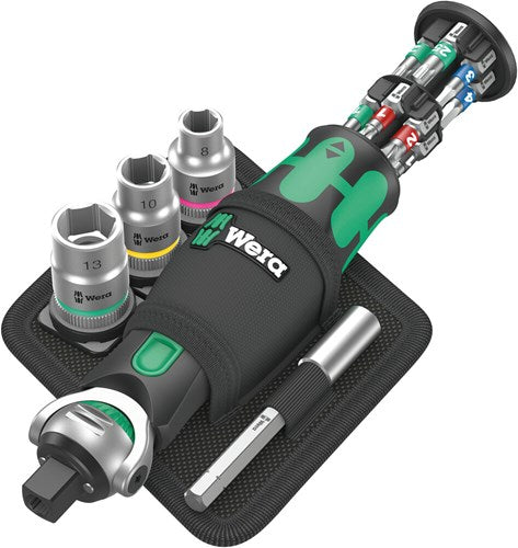ギャラリービューアに画像をロードする, Wera 8009 zyklop pocket set 2 | geïntegreerd bit-magazijn | 18-delig - 05004281001
