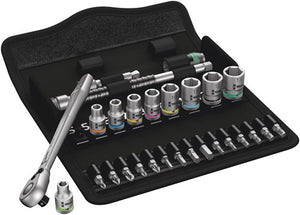 Wera 8100 sa 8 zyklop metal-ratelset, omschakelpal 1 4 gereedschapsset (28-delig)