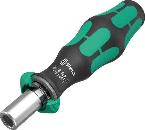 Load image into Gallery viewer, Wera 838 ra s bithandhouder met ratelfunctie, 1 4 , 1 4 x 102 mm - 05051492001
