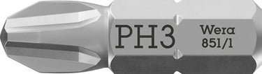 Wera 851 1 z bits phillips, ph 3 x 25 mm - 1 stuk(s) - 05072074001