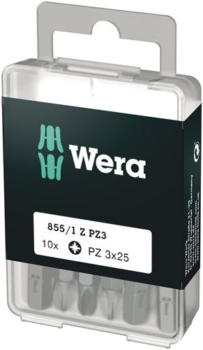 Load image into Gallery viewer, Wera 855 1 z bits pozidriv, pz 3 x 25 mm (10 bits pro box) - 1 stuk(s) - 05072405001
