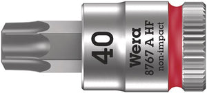 Wera 8767 a hf torx® zyklop bit dop-combinatie met 1 4 aandrijving met vasthoudfunctie , tx 40 x 28 mm - 1 stuk(s) - 05003371001