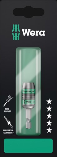 Load image into Gallery viewer, Wera 887 4 rr sb rapidaptor universele bithouder met ringmagneet, 1 4 duim x 57 mm - 1 stuk - 05073511001
