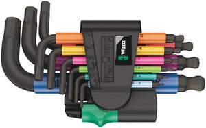 Wera 950 9 hex-plus multicolour stiftsleutelset - 05133164001