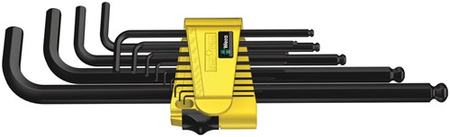 Load image into Gallery viewer, Wera 950 pkl 13 sz n stifsleutelset, inch, blacklaser, 13 -delig - 1 stuk(s) - 05021728001
