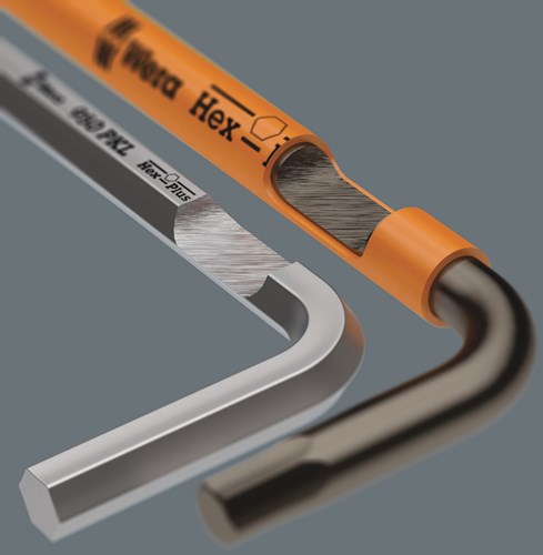 Wera 950 spkl stiftsleutel multicolour, metrisch, blacklaser, hex-plus, 4.0 mm - 1 stuk(s) - 05022608001