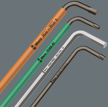 Wera 967 9 tx xl 1 torx® stiftsleutelset, lang, 9 -delig - 1 stuk(s) - 05024460001
