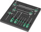 Wera 9713 schuimrubberen inzetstuk met hex schroevendraaiers set 1, 12-delig - 05150104001