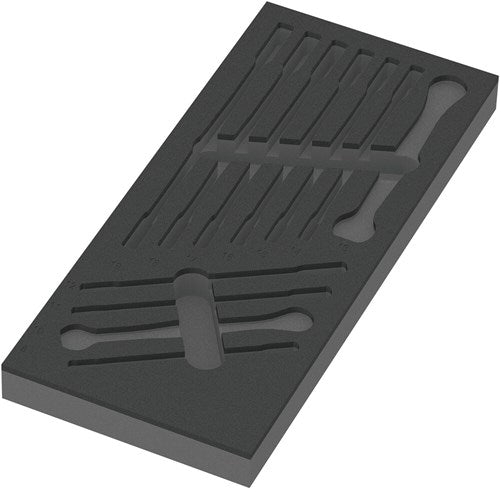 Load image into Gallery viewer, Wera 9830 schuimrubberen inzetstuk voor 6000 joker set 1, zonder gereedschap, 172 x 30 x 392 mm - 05137330001
