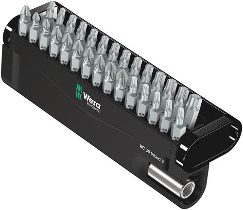 Wera bit-check 30 wood 2, 30 -delig - 1 stuk(s) - 05057432001