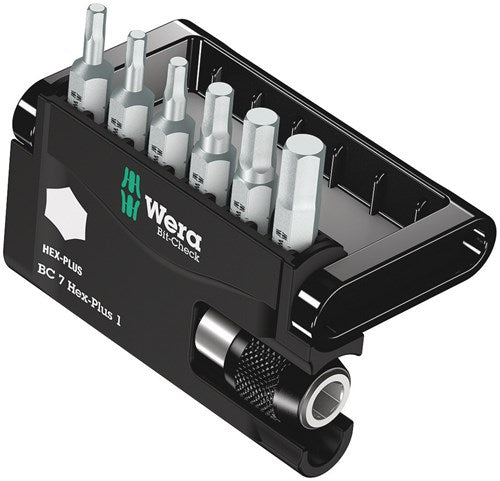 ギャラリービューアに画像をロードする, Wera bit-check 7 hex-plus 1, 7 -delig - 1 stuk(s) - 05056168001
