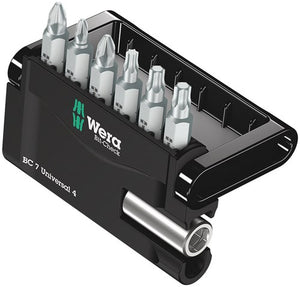 Wera bitassortiment, bit-check 7 universal 4 | ph pz tx | 7-delig | 1 stuks - 05135810001