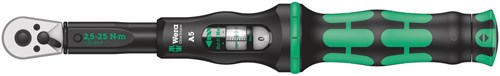 Laden Sie das Bild in Galerie -Viewer, Wera click-torque a 5 draaimomentsleutel met omschakelratel, 1 4 duim vierkant, 2.5 - 25 nm - 1 stuk(s) - 05075604001
