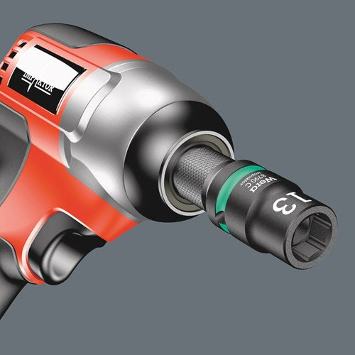Wera click-torque c 3 set 2, 1 2 draaimomentsleutel (zwart groen, 11-delig, met omkeerbare ratel)