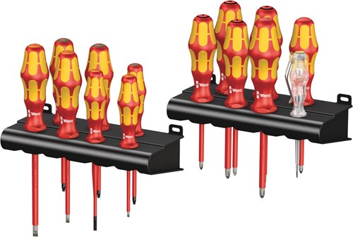 Wera kraftform big pack 100 vde schroevendraaier (rood geel, 14-delig)