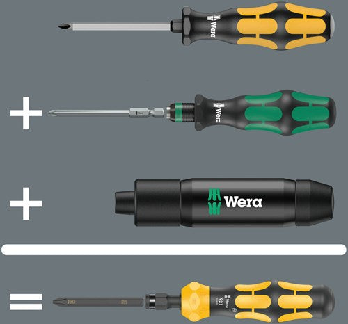 Wera kraftform kompakt 900 set 1, 19-delig - 05018110001