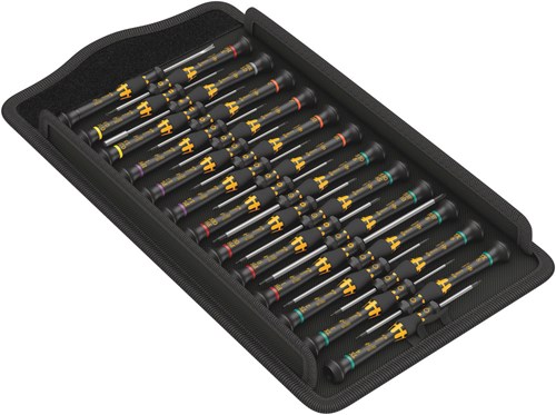 Wera kraftform | micro esd | big pack 1 | schroevendraaierset | elektricien | 25-delig - 05134019001