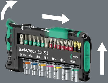 Wera werkzeugsatz tool-check plus imperial 1 tool-check plus imper. 1 bitorsion 1
