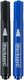 Werkzeyt permanente marker 3.3mm zwart+blauw - zyt24510