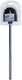 Werkzeyt vervangings-wc-borstel zwart 45cm - zyd143