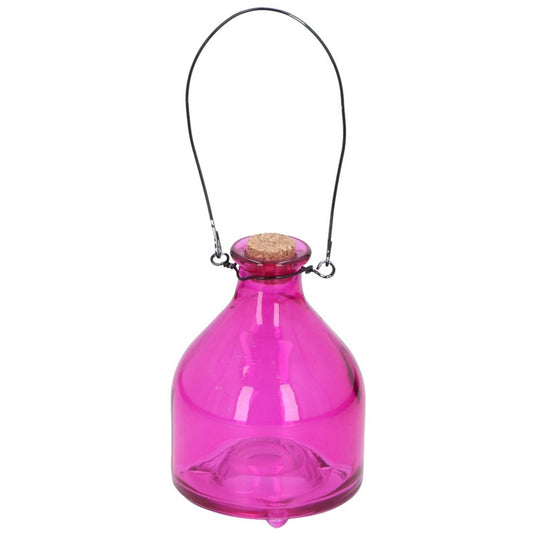 Wespenval glas 13x9cm gekleurd
