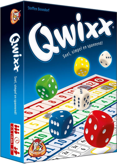 White goblin games qwixx dobbelspel (nederlands, 2 - 5 spelers, 15 minuten, vanaf 8 jaar)