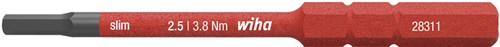 Load image into Gallery viewer, Wiha 283118025 bit slimbit electric zeskant 2.5 mm x 75 mm - 37224
