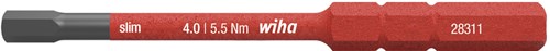 Load image into Gallery viewer, Wiha 283118040 bit slimbit electric zeskant 4.0 mm x 75 mm - 37225
