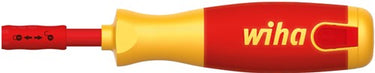 Wiha schroevendraaier met bitmagazijn liftup electric (rood geel, 7-delig)