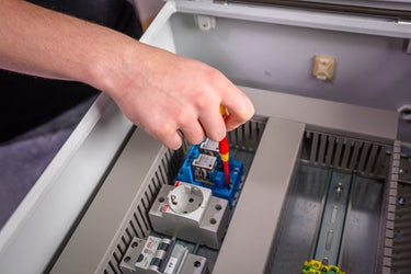 Wiha fijnschroevendraaierset picofinish electric (rood geel)