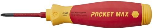 Wiha 45296 | pocketmax® electric | schroevendraaier met bitmagazijn | 4 slimbits - 45296
