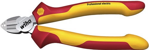 Load image into Gallery viewer, Wiha afstrip-zijkniptang professional electric met dynamicjoint® | 160 mm | 6 1 2 | in blisterverpakking - 27431 - 27431

