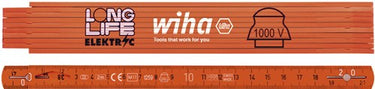 Wiha elektriciensduimstok longlife 2m meetlat (oranje)