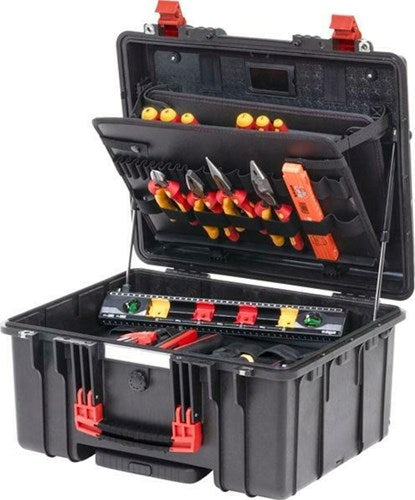 Load image into Gallery viewer, Wiha gereedschapkoffer xl 2 trolley electric 60-delig - 45795
