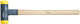 Wiha kunststof hamer terugslagloos | met hickorysteel | rond-slagkop | 165 mm | 60 mm - 2098 - 02098