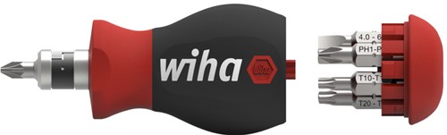 Afbeelding laden in galerijviewer, Wiha schroevendraaier | met bitmagazijn | stubby 43613
