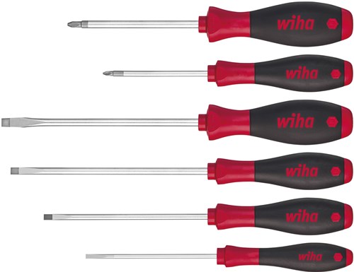 Wiha schroevendraaierset softfinish 7153 (zwart rood)
