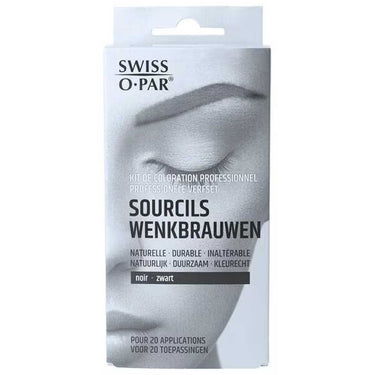 Swiss o.par swiss o. par wenkbrauwverf set zwart