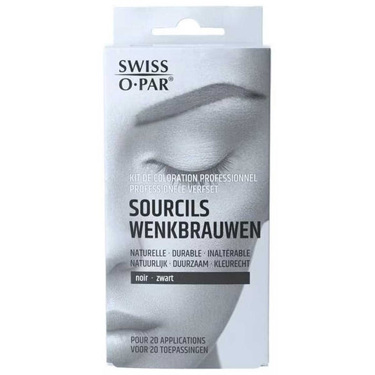 Swiss o.par swiss o. par wenkbrauwverf set zwart