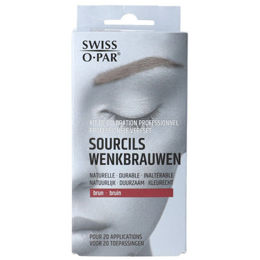Swiss o.par swiss o. par wenkbrauwverf set bruin