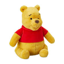 Van der doelen winnie the pooh beer van pluche op kaart
