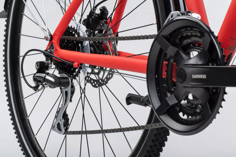 Load image into Gallery viewer, Winora domingo 24 sport 28 inch 52 cm dames 24v rood
