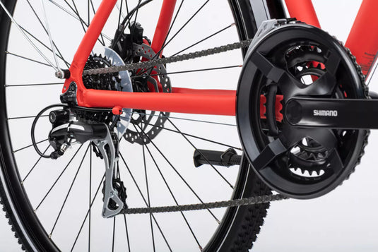 Winora domingo 24 sport 28 inch 52 cm heren 24v rood