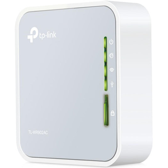 Tp-link tl-wr902ac, ac750 wireless travel router (wit grijs)