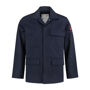 Bestex werkjasje vlamvertragend as katoen polyester marine xl