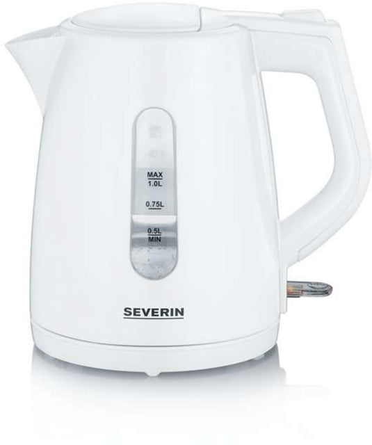 Severin waterkoker wit 1,0 ltr snoerloos 2200w