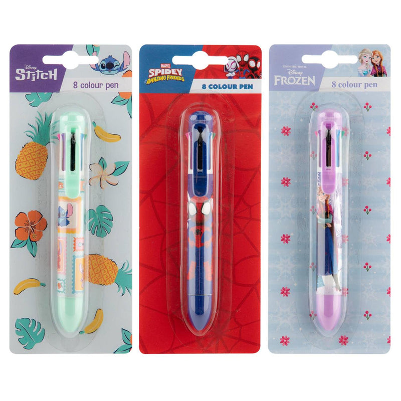 ギャラリービューアに画像をロードする, Disney spidey stitch frozen 8-kleurenpen 3 assorti
