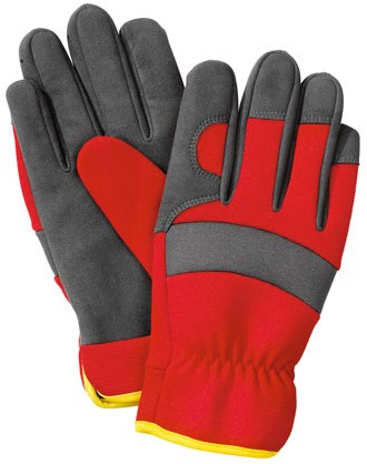 Wolf-garten gh-u10 universele handschoenen (rood geel, maat 10)