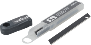 Wolfcraft abbrechklingen | 9mm | pro-sharp zwart | 5 stuks - 4207000
