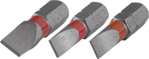 Wolfcraft bits solid | sleuf 0.8x5.5, 1.0x5.5, 1.2x6.5 | 3-delig - 1338000